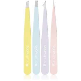 Brushworks Tweezer Set Mixed