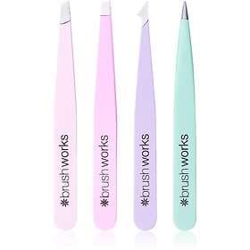 Brushworks Tweezer Set Pastel uppsättning pincetter