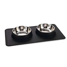 Karlie Dex Diner Set Silikon 2 x 350ml Ø 14 cm svart