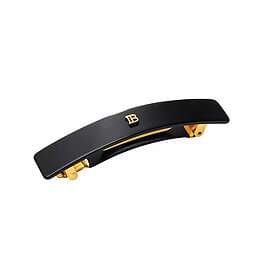 Balmain Cellulose Acetate Barrette pour Cheveux Medium Black