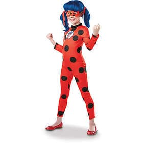 Miraculous Ladybug Tikki Utklädnad med Mask, 7-8 år