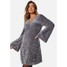 Vila Paljettklänning viBarina Wide Sleeve Glitter Dress