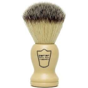 Parker Shaving Ivory Handle Synthetic Bristle Shave Brush