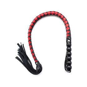 Kiotos Mahogany Short Whip Black & Red 85cm