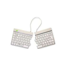 Split R-Go Break ergonomic wireless keyboard, White Nordic