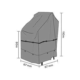 Brafab Möbelskydd (Andas) Till stapelstol 67 x 67 x 80-110 cm