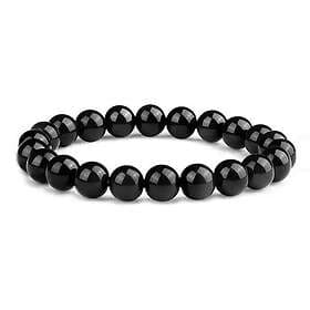 Kristallpunkten Armband Onyx Svart 8 mm, 1 st