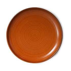 HKliving Home Chef side plate lille Tallerkene Ø20 cm Burned orange