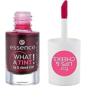 Essence WHAT A TINT! Flytande puderrouge och läppglans 4.9ml female