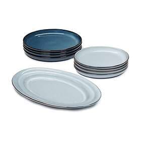 Serax Pure dinner set 9 delar Blue