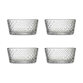 Iittala Tundra skål 25 cl 4-pack Klar