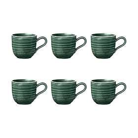 Seltmann Weiden Terra espressokopp 9 cl 6-pack Moss Green