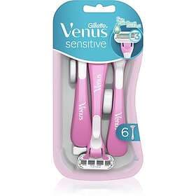 Gillette Venus Sensitive Smooth Rakapparat 6 St.