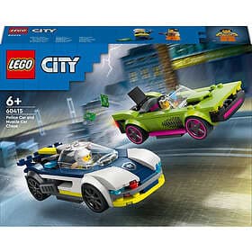 LEGO City 60415 Jakt med polisbil och muskelbil