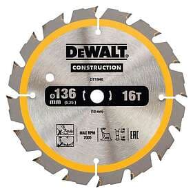 Dewalt DT1946-QZ Sågklinga 136 x 10 mm, 16T