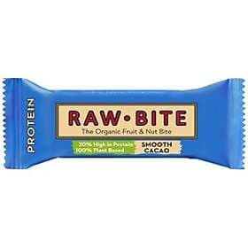 Protein RawBite Smooth Cacao frukt- & nötbar 45g