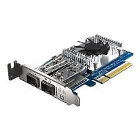 QNAP QXG-25G2SF-CX6 nätverksadapter PCIe 4.0 x8 25 Gigabit SFP28 x 2