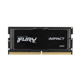 Kingston FURY Impact 16GB DDR5 RAM 6400MHz SO DIMM 262-pin On-die ECC CL38 (KF56