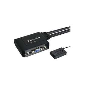 IOGEAR GCS22U KVM-switch 2 portar