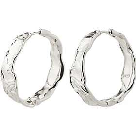 Pilgrim 28233-6003 JULITA Hoop Silver Earrings 1 set