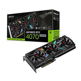 PNY GeForce RTX 4070 SUPER XLR8 Gaming VERTO EPIC-X RGB OC Triple Fan HDMI 3xDP 