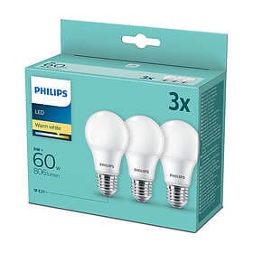 Philips LED 60W A60 E27 WW FR ND 3PF/6 DISC