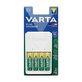 Varta Plug Charger-laddare För Knappcellsbatterier 4 X 56706