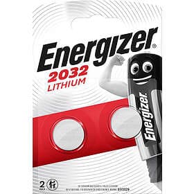 Energizer Litium CR2032 Batteri 2-Pack