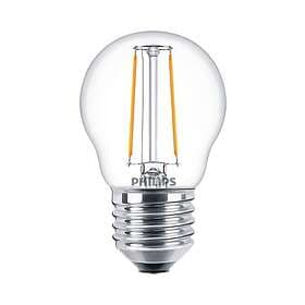 Philips E27 2W LED Filament Klot varmvit