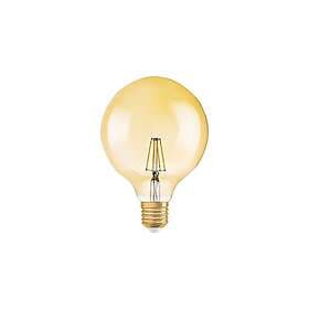 Osram Vintage 1906 LED LED-glödlampa med filament form: G125 klar finish E27 4W 