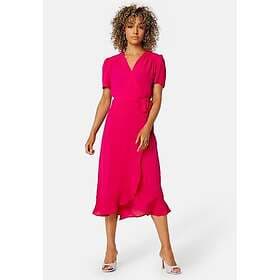 John Zack Short Sleeve Wrap Dress