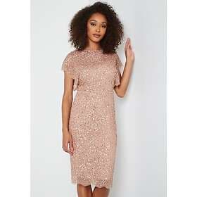 Angeleye Scallop Sequin Midi Dress