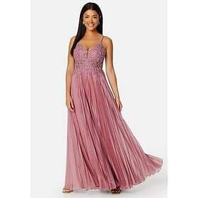 Christian Koehlert Maxi Glitter Plisse Dress