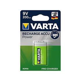 Varta Laddbart. 9V 200mAh 1.2v. NiMh 1st