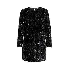 Only Klänning onlAnika Sequin LS Dress Wvn