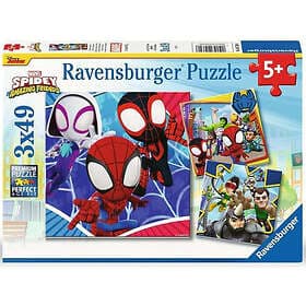 Ravensburger Marvel Spidey and His Amazing Friends Pussel 3x49 Bitar