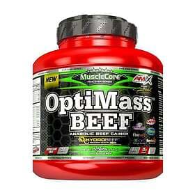 Amix Optimass Beef 2,5kg Protein Double Chocolate&coconut Röd