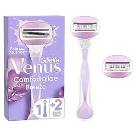 Venus Comfortglide Breeze Razor Handle 2 blades