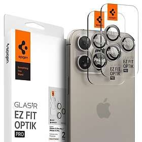 Spigen iPhone 15 Pro/iPhone 15 Pro Max Kameralinsskydd GLAS.tR EZ Fit Optik Pro 