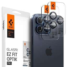 Spigen iPhone 15 Pro/iPhone 15 Pro Max Kameralinsskydd GLAS.tR EZ Fit Optik Pro 