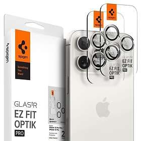 Spigen iPhone 15 Pro/iPhone 15 Pro Max Kameralinsskydd GLAS.tR EZ Fit Optik Pro 