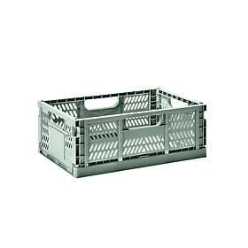 3 Sprouts Modern Folding Crate Large Green