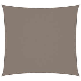 vidaXL Solsegel oxfordtyg fyrkantigt 6x6 m taupe 135417