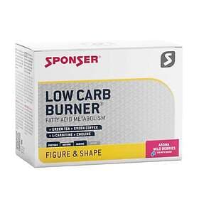 Sponser Sport Food Low Carb Burner 6g Wild Berries Drink 20 Units Durchsichtig