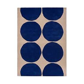 Marimekko Isot Kivet ullmatta Blue, 200x280 cm