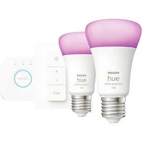 Philips LED lampa HUE White and Color 9W A60 E27 2-pack