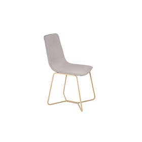 Venture Design X-chair matstol Textil/guld