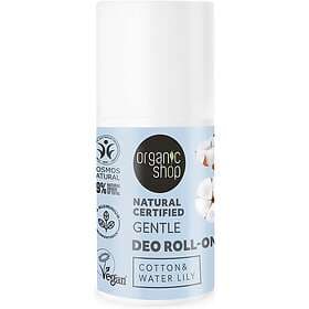 Organic Shop Gentle Deo Roll-On Cotton & Water Lily 50ml