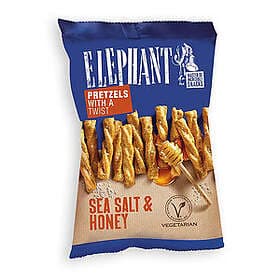 Elephant Pretzels Twisted Sea salt & Honey 70g