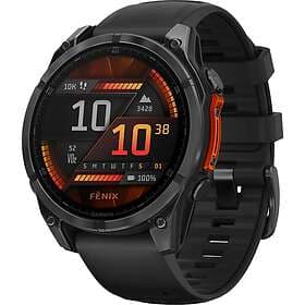 Garmin Fēnix 8 Sapphire Amoled Gray 47mm Black Strap